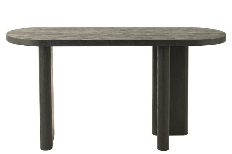 Table Teak Wood Black - Majorr