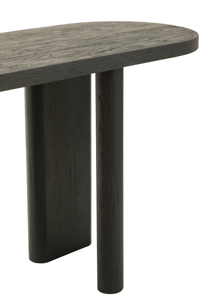 Table Teak Wood Black - Majorr