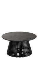 Table Vincent Mango Wood Black Medium - Majorr