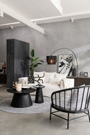 Table Vincent Mango Wood Black Medium - Majorr