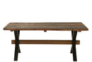 Table Vintage Wood Brown - Majorr