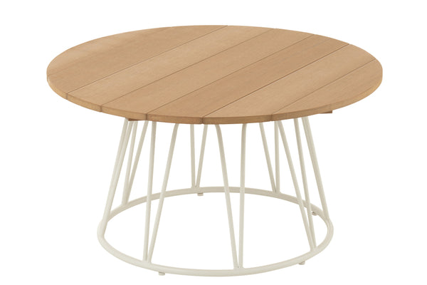 Table Zoa Steel/Polyethylene White - Majorr