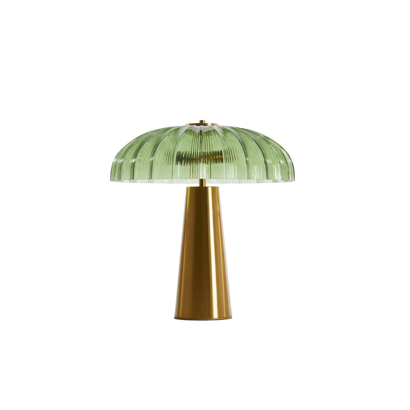 Tafellamp Fungo - Groen/Goud - Ø40cm - 2L - Majorr