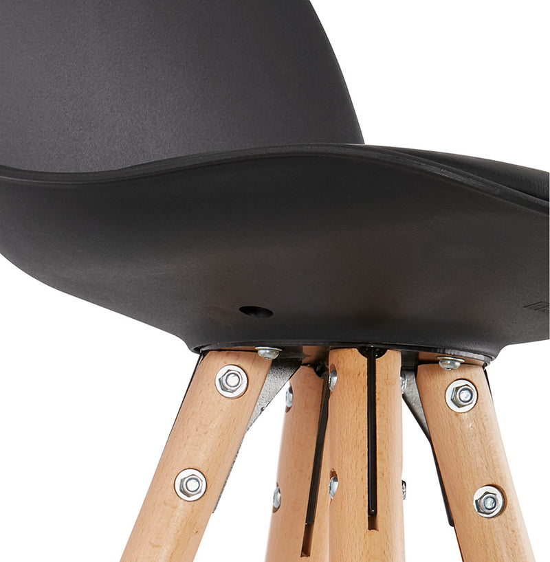 Design barkruk 'TATAMI' zwart - Majorr