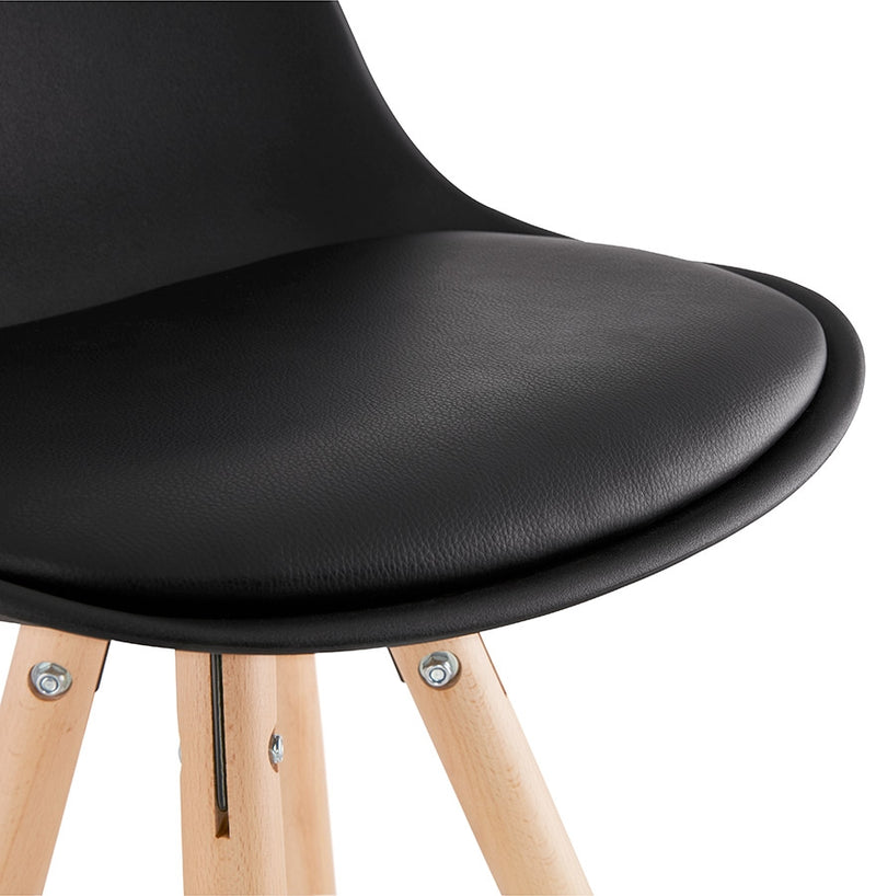 Halfhoge kruk 'TATAMI MINI' zwart - Majorr