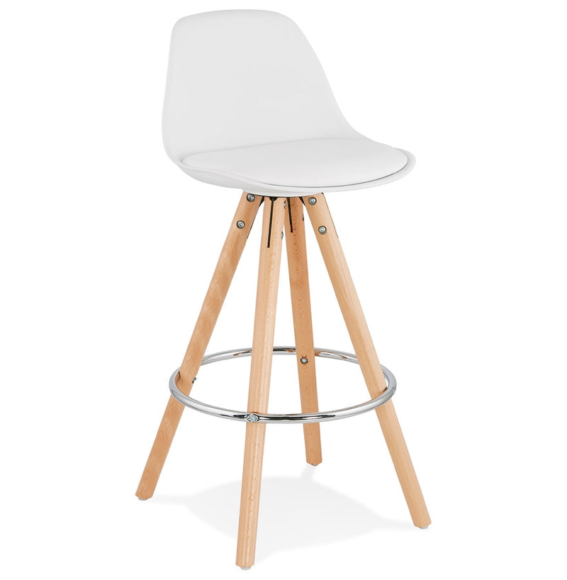 Halfhoge kruk 'TATAMI MINI' wit - Majorr
