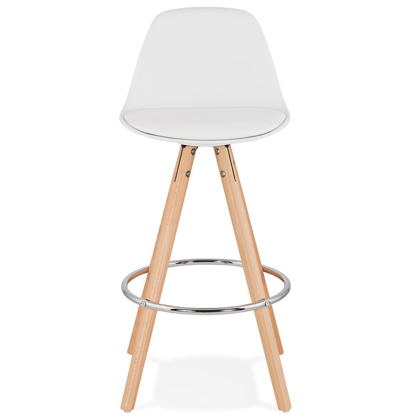 Halfhoge kruk 'TATAMI MINI' wit - Majorr
