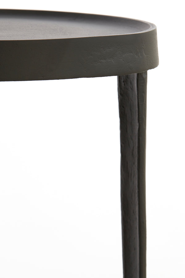 Zuil Tobias - Zwart - Ø35+Ø30cm - Majorr
