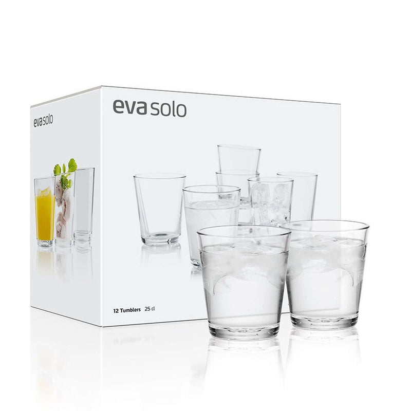 Glas 250 ml Set van 12 Stuks - Majorr