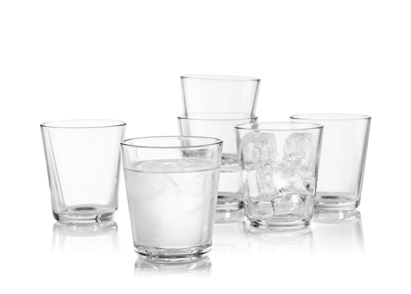 Glas 250 ml Set van 12 Stuks - Majorr