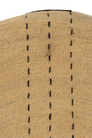 Tray Wall Decoration Dotted Lines Seagrass Natural/Black - Majorr