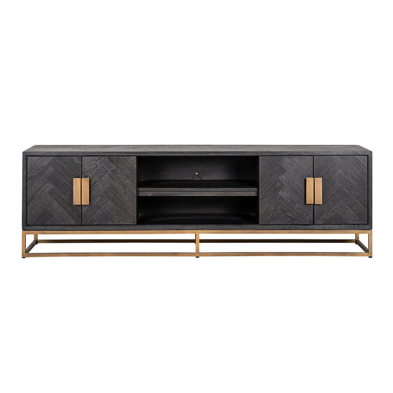 TV-dressoir Blackbone brass 4-deuren 200 - Majorr