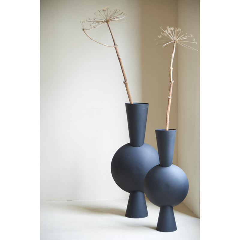 Vaas Kavandu - Zwart - 47x26x100cm - Majorr