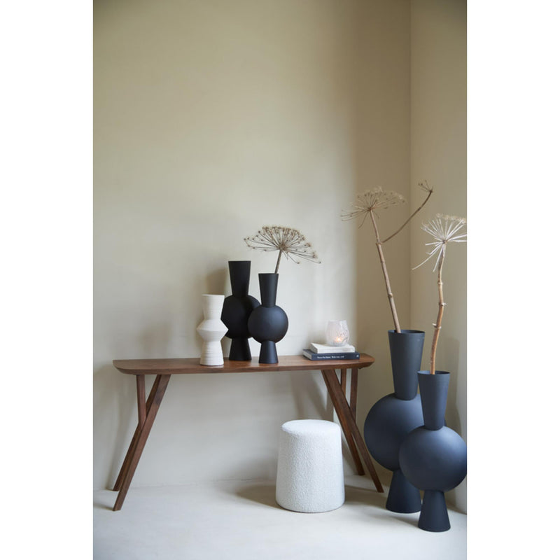 Vaas Kavandu - Zwart - 47x26x100cm - Majorr
