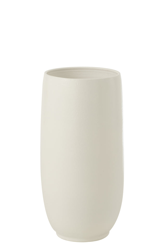 Vase Ying Ceramic White Small - Majorr