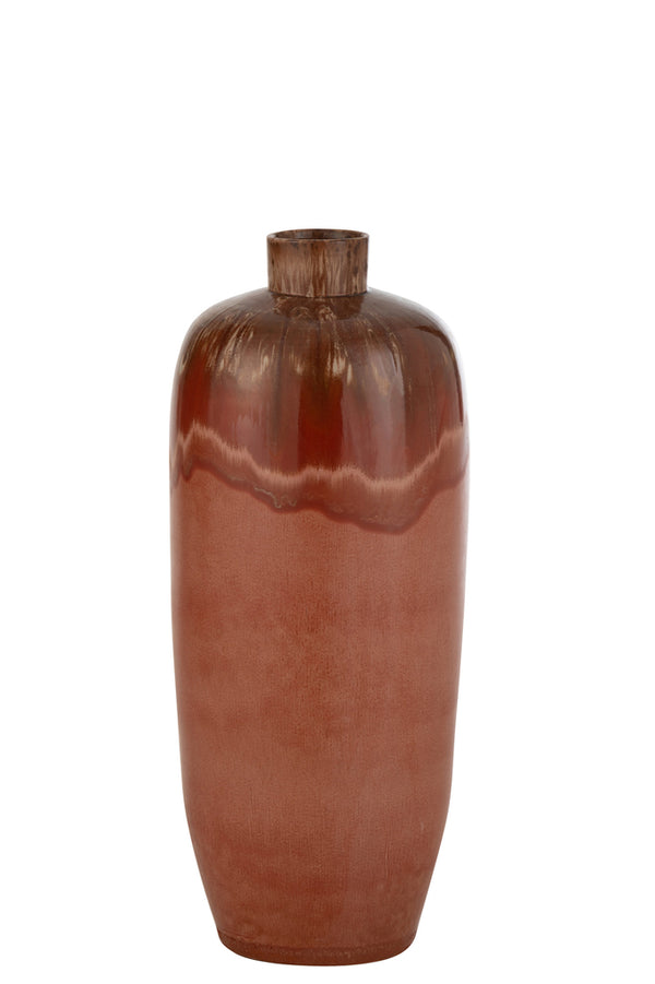 Vase Aline Ceramic Red Medium - Majorr