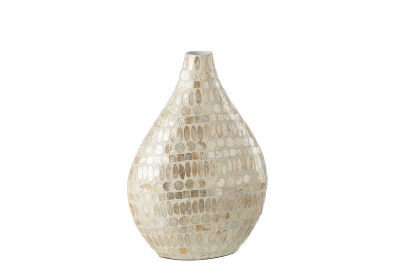 Vase Alpha Pearl Beige - Majorr