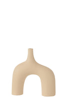 Vase Camille Aluminium Beige - Majorr