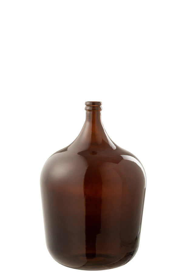 Vase Carafe Glass Brown - Majorr