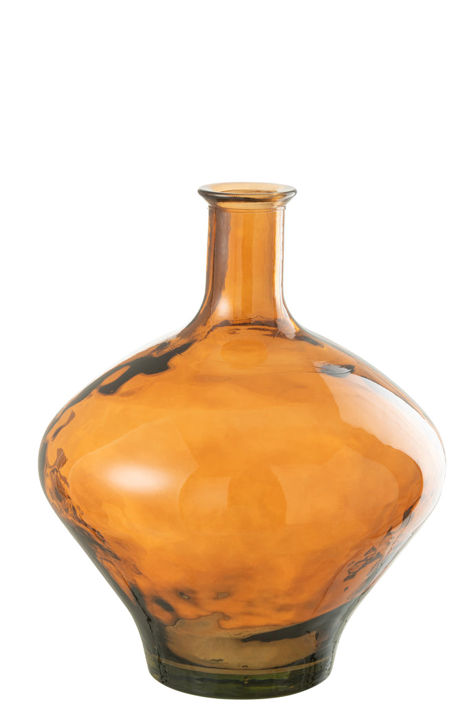 Vase Cherry Glass Brown - Majorr