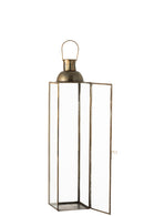 Vase Cylinder Ceramic Beige/Light Brown Small - Majorr