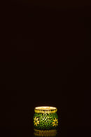 Vase Cylinder Ceramic Beige/Light Brown Small - Majorr