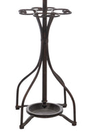 Vase Cylinder Ceramic Beige/Light Brown Small - Majorr