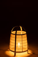 Vase Cylinder Ceramic Beige/Light Brown Small - Majorr