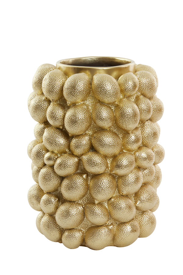 Vase deco 31x41 cm LEMON gold - Majorr