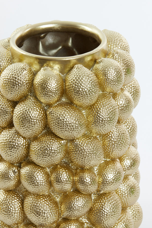 Vase deco 31x41 cm LEMON gold - Majorr