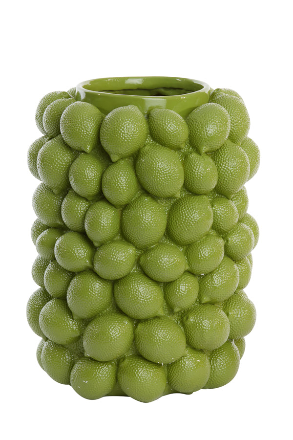 Vase déco 31x41 cm vert CITRON