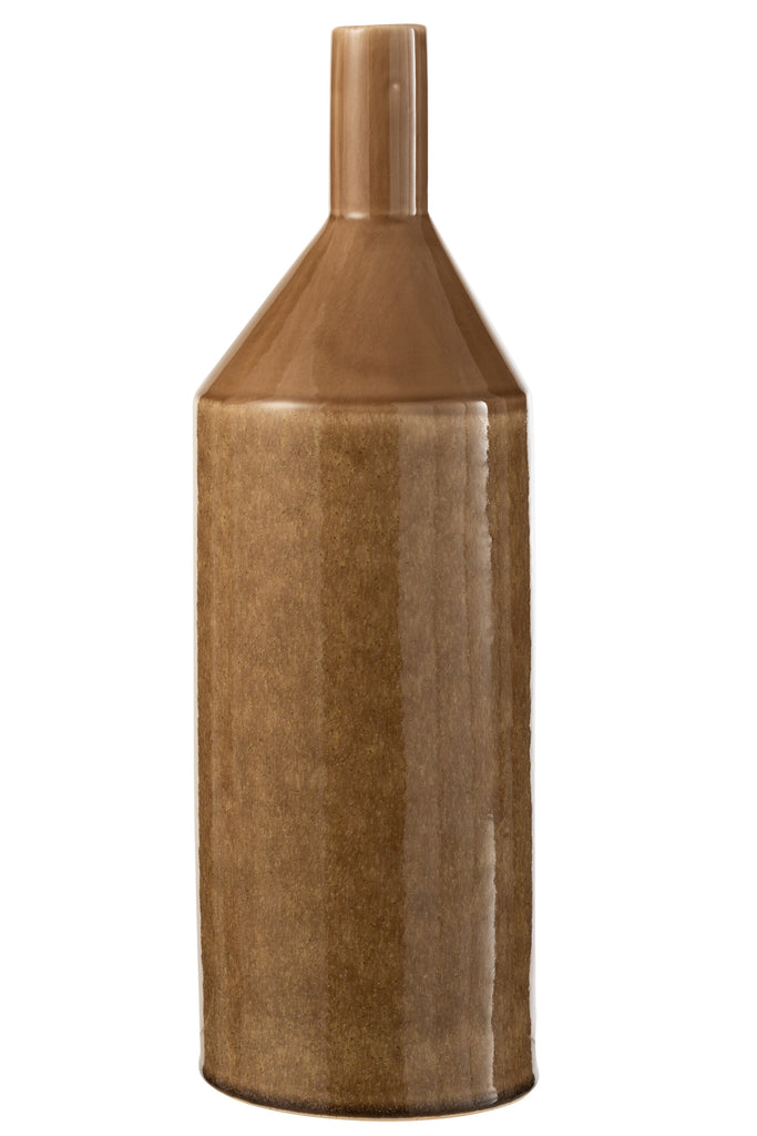 Vase High Ceramic Brown Large - Majorr