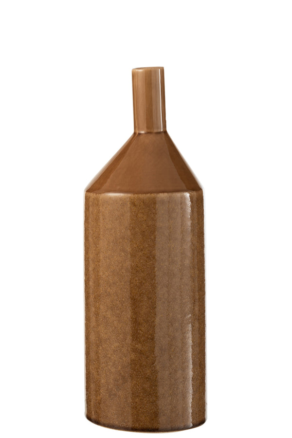 Vase High Ceramic Brown Small - Majorr