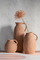 Vase Jug Ceramic Brown Large - Majorr