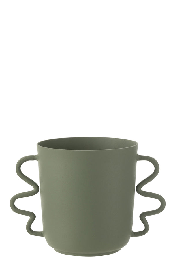 Vase Julien Aluminium Vert
