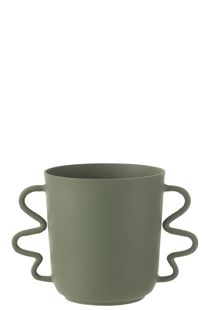 Vase Julien Aluminium Green - Majorr