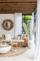 Garden Impressions Hawaii parasol - Ø350 cm - carbon black - ecru - Majorr