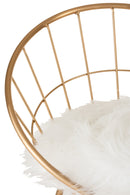 Vase Organic Ceramic Beige/Light Brown Small - Majorr