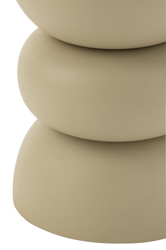 Vase Pattern Half-Circles Terracotta White/Brown - Majorr