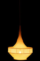 Vase Pattern Half-Circles Terracotta White/Brown - Majorr