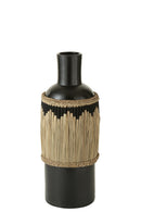 Vase Pattern Terracota/Seagrass Black/Natural - Majorr