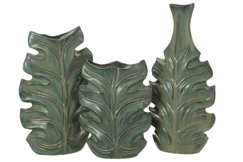 Vase Poseidon Ceramic Green Large - Majorr