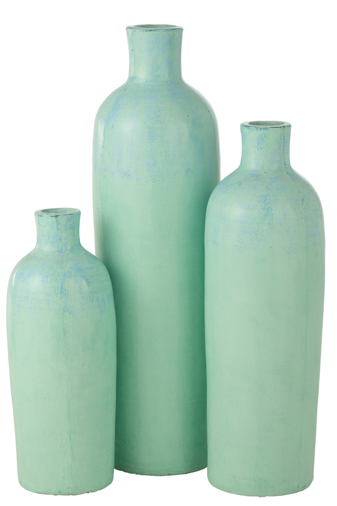 Vase Victor Cement Brown Large - Majorr