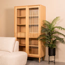 Vitrinekast Jule 100x49x180 cm - Majorr