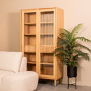 Vitrinekast Jule 100x49x180 cm - Majorr