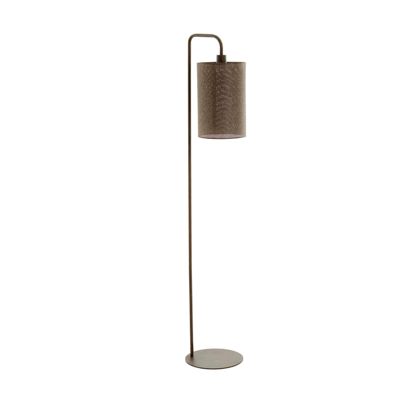Vloerlamp Donio - Bruin - 33.5x28x155cm - Majorr