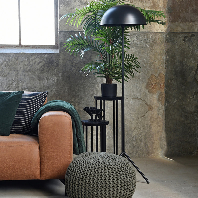 LABEL51 Vloerlamp Globe - Zwart - Metaal - Majorr