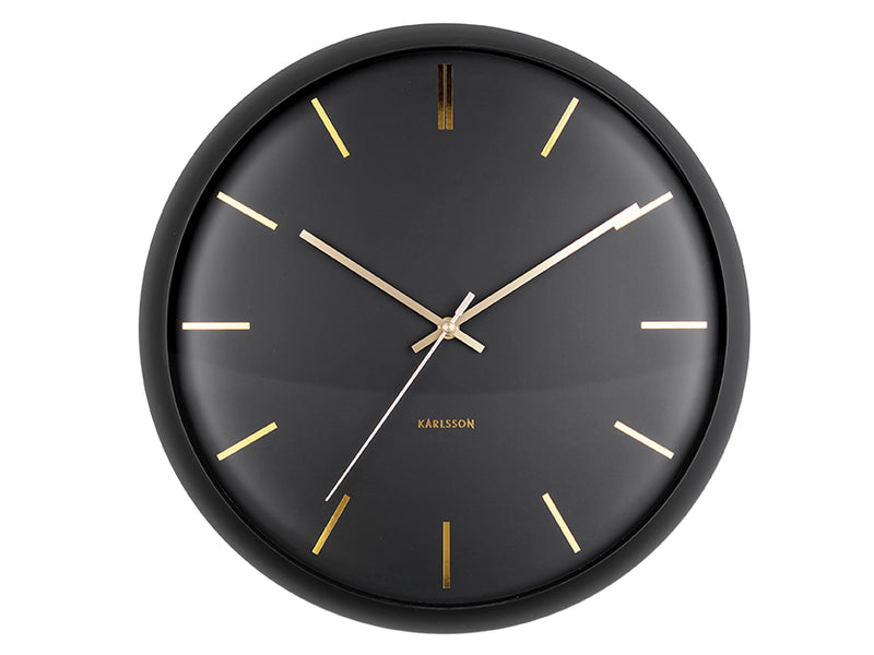 Wall clock Globe black, Design Armando Breeveld