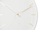 Wandklok Globe - Wit - Ø40cm - Majorr