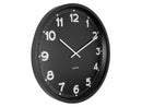 Wandklok New Classic - Large - Zwart - Ø60cm - Majorr